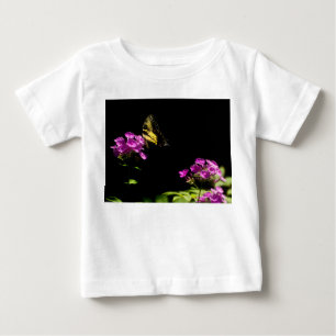 Camiseta Borboleta de Swallowtail do tigre no Phlox