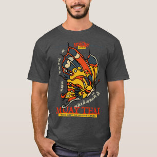 Camiseta Borboleta de Tatuagem Muay Thai