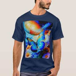 Camiseta Borboleta de vidro num mundo de vidro