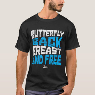 Camiseta Borboleta De Volta Mama E Natação Grátis Medley Sw