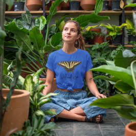 Camiseta Borboleta-do-brejo simples e livre