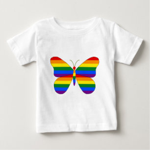 Camiseta Borboleta do orgulho gay