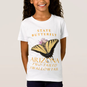 Camiseta Borboleta do Território do Arizona A Andorinha-de-