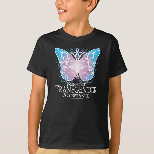 Camiseta Borboleta do Transgender (Frente)