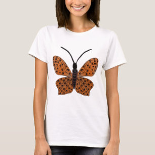 Camiseta Borboleta Dotada Laranja