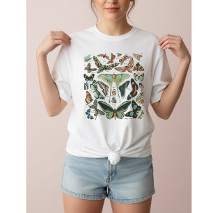 Camiseta Borboleta e Mariposa Vintage