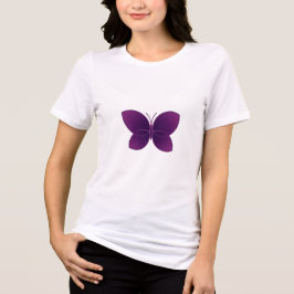 Camiseta Borboleta Elegante em Harmonia Geométrica