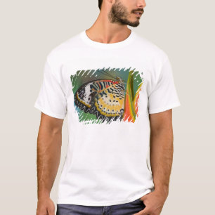 Camiseta Borboleta em Flor Tropical