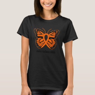 Camiseta Borboleta Esperança Faixa Laranja Su