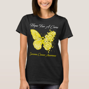 Camiseta Borboleta Esperança Por Uma Consciência De Cancer