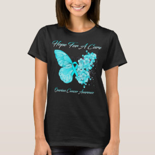 Camiseta Borboleta Esperança Por Uma Consciência De Câncer