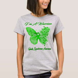 Camiseta Borboleta Eu sou um guerreiro Síndrome de Kabuki C