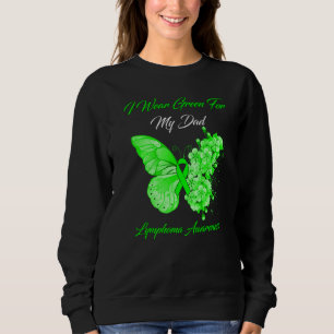 Camiseta Borboleta Eu Uso Verde Para a Conscientização do L