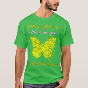 Camiseta Borboleta Eu Visto Amarelo Para Minha Infância.