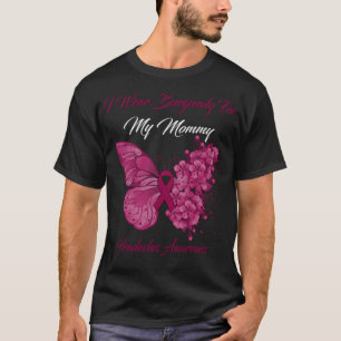 Camiseta Borboleta Eu Visto Borgonha Para As Minhas Cabeças