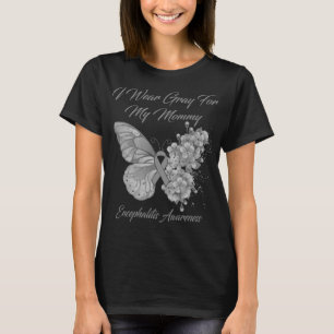 Camiseta Borboleta Eu Visto Cinzas Para Minha Mamãe Encefal