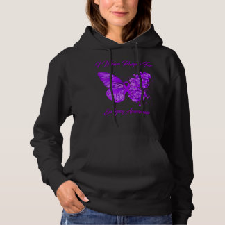 Camiseta Borboleta Eu Visto Roxo Para Consciência Epiléptic