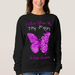 Camiseta Borboleta Eu Visto Verde Para Minha Escoliose Popp