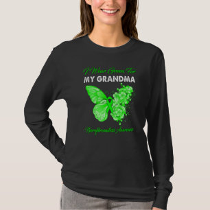 Camiseta Borboleta Eu Visto Verde Para Minha Neurofibroma A