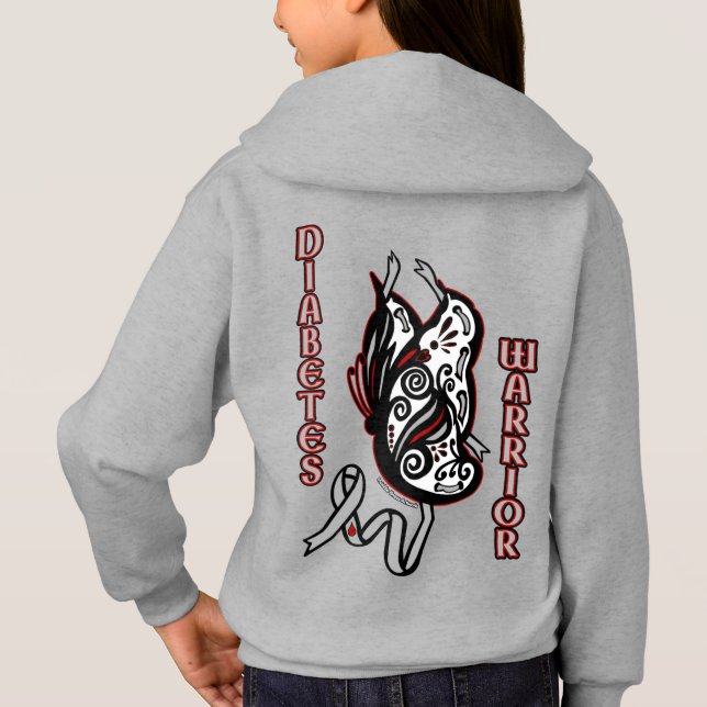 Camiseta Borboleta/Fita...Diabetes (Verso)