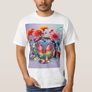 Camiseta Borboleta Flor