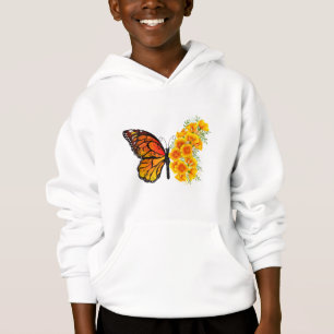 Camiseta Borboleta Flor com Papagaio Amarelo da Califórnia