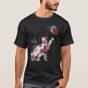 Camiseta Borboleta Flor de Gato Melhor Para Borboleta de Ga