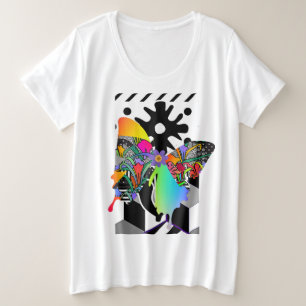 Camiseta Borboleta Floral