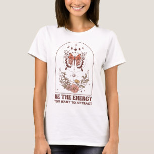 Camiseta Borboleta Floral Mística Boho