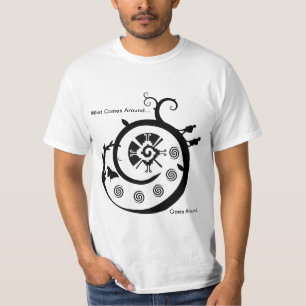 Camiseta Borboleta galáctica - o que vem circunda ao redor