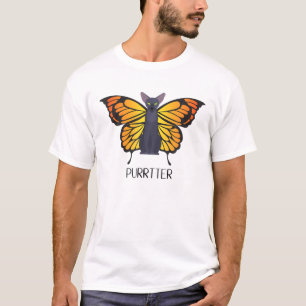 Camiseta Borboleta Gato Amassos Butterflycat Purtter Tiger