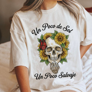 Camiseta Borboleta Girassol Caveira Dedo do Meio