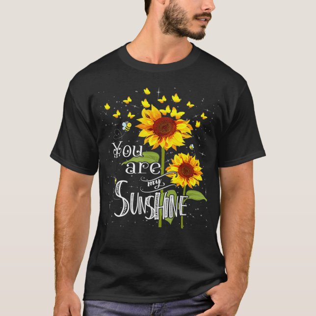 Camiseta Borboleta Girassol Você É Meu Sol (Frente)