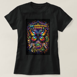 Camiseta Borboleta Grafite Butterfly Tees Co. 0047
