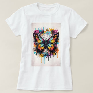 Camiseta Borboleta Grafite Butterfly Tees Co. 0047