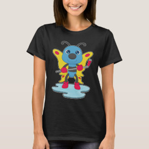 Camiseta Borboleta Hóquei no gelo Stick de hóquei no gelo E