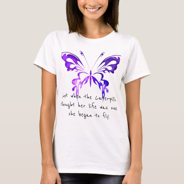 Camiseta Borboleta Inspirativa (Frente)