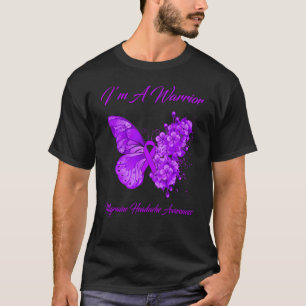 Camiseta Borboleta Iu2019m A Warrior Enxaqueca Cefaleias Aw