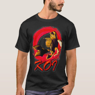 Camiseta Borboleta Japonesa Koi Oriental Fish Hob