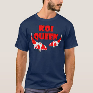 Camiseta Borboleta Koi Pond Showa Koi Fish Tancho Sanke