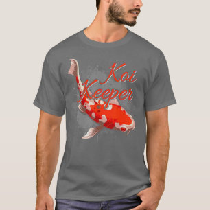 Camiseta Borboleta Koi Pond Showa Koi Fish Tancho Sanke