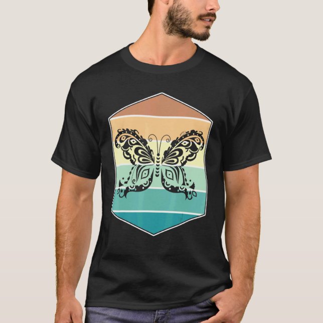 Camiseta Borboleta Lagarta Inseto Borboleta (Frente)
