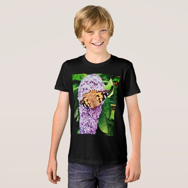 Camiseta Borboleta laranja (Frente Completa)