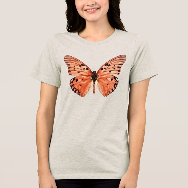 Camiseta Borboleta Laranja (Frente)