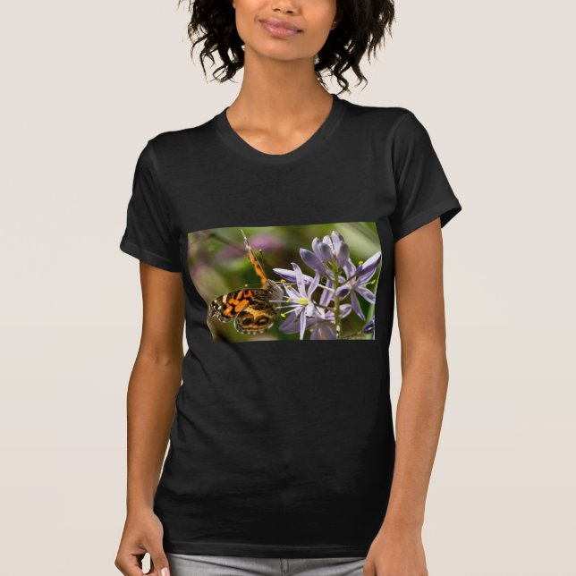 Camiseta Borboleta Laranja na Vestuário e Presentes de Jaci (Frente)