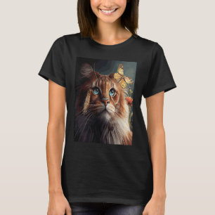 Camiseta Borboleta Leão Gato
