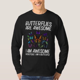Camiseta Borboleta legal Para Homens Borboletas De Monarca
