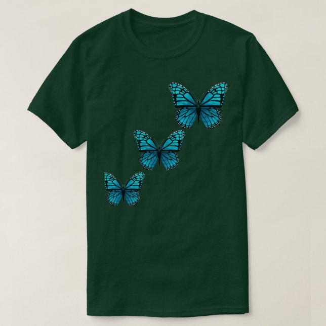Camiseta Borboleta marinha (Frente do Design)