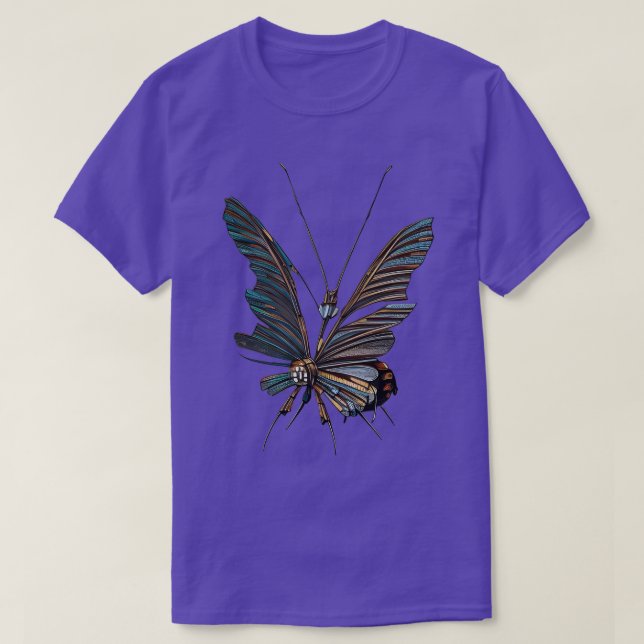 Camiseta Borboleta Mech (Frente do Design)