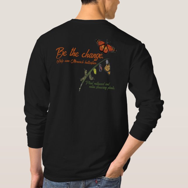 Camiseta Borboleta monarca (Verso)
